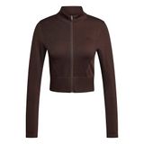 adidas WE KNIT JKT Kadın SWEATSHIRT (LONG SLEEVE), Aurora Coffee, S
