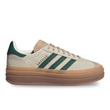 Adidas WMNS Gazelle Bold Krem Beyaz/Collegiate Yeşil/Sihirli Bej Spor Ayakkabı