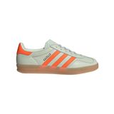 adidas WMNS Gazelle Kapalı Spor Ayakkabı, Keten Yeşil/Güneş Turuncu/Sakız, Beden 8
