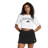 adidas x Fortnite Crop Kadın Tişört, Beyaz, S Beden ADIJW8783B30A0000S