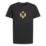 adidas Y MESSI G T Erkek Çocuk Baskılı/Desenli Kısa Kollu Tişört, black, 13-14 Yaş