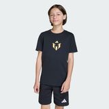 adidas Y MESSI G T Erkek Çocuk Baskılı/Desenli Kısa Kollu Tişört, black, 9-10 Yaş