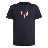 adidas Y MESSI N&N G T Erkek Grafik Baskılı Tişört (Kısa Kollu), 7-8A