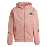 adidas Z.N.E. Full-Zip Erkek Sweatshirt Pembe S