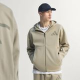 Adidas Z.n.e. Fz Erkek Sweatshirt - M - Haki - Yeşil