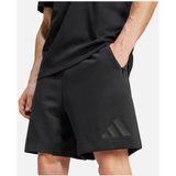 adidas Z.N.E. Sportswear Regular-Fit Mid-Rise Erkek Şort - XL - Siyah