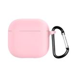 Adige Airpods 4 Uyumlu Kılıf Silikon Lansman İçi Kadife Pembe