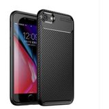 Adige Apple iPhone Se 2022 Kılıf Negro Karbon Desen Silikon + Ekran Koruyucu - Siyah