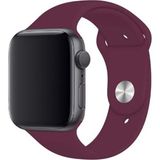 Adige Apple Watch 10 42MM Kordon Kayış Silikon Soft - Mürdüm