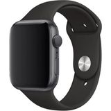 Adige Apple Watch 10 42MM Kordon Kayış Silikon Soft - Siyah