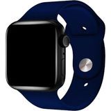 Adige Apple Watch 11 42MM Kordon Kayış Silikon Soft - Lacivert