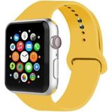 Adige Apple Watch 11 42MM Kordon Kayış Silikon Soft - Sarı