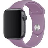 Adige Apple Watch 11 46MM Kordon Kayış Silikon Soft - Lila