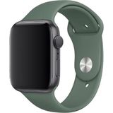 Adige Apple Watch 11 46MM Kordon Kayış Silikon Soft - Yeşil