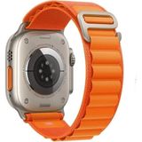 Adige Apple Watch 4/5 40MM Kordon Kayış Kumaş Alpine - Turuncu