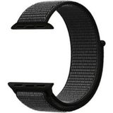Adige Apple Watch 4/5 40MM Kordon Kayış Kumaş Cırtlı - Siyah
