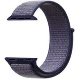 Adige Apple Watch 7 41MM Kordon Kayış Kumaş Cırtlı - Lacivert