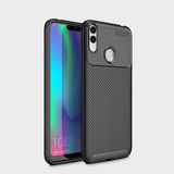 Adige Huawei Honor 8c Kılıf Negro Karbon Desen Silikon - Siyah