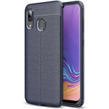 Adige Huawei Honor 8c Kılıf Niss Deri Görünümlü Silikon - Lacivert