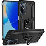 Adige Huawei Nova 9 SE Siyah Vega Yüzüklü Standlı Darbe Korumalı Kılıf