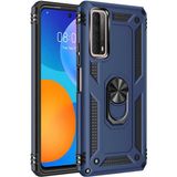 Adige Huawei P Smart 2021 Lacivert Vega Yüzüklü Standlı Darbe Korumalı Kılıf