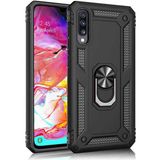 Adige Huawei P Smart Pro 2019 Siyah Vega Yüzüklü Standlı Darbe Korumalı Kılıf
