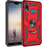 Adige Huawei P20 Lite Kırmızı Vega Yüzüklü Standlı Darbe Korumalı Kılıf