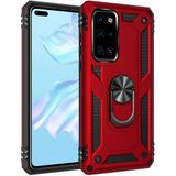 Adige Huawei P40 Kırmızı Vega Yüzüklü Standlı Darbe Korumalı Kılıf