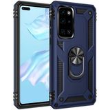 Adige Huawei P40 Lacivert Vega Yüzüklü Standlı Darbe Korumalı Kılıf