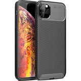 Adige Iphone 11 Pro Max Kılıf Negro Karbon Desen Silikon - Siyah