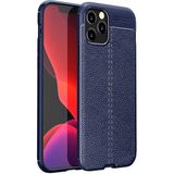 Adige iPhone 12 Pro Kılıf Niss Deri Görünümlü Silikon - Lacivert