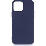 Adige Iphone 13 Pro Kılıf Lansman Içi Kadife Silikon - Lacivert
