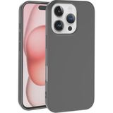 Adige iPhone 16 Pro Max Kılıf Lansman Içi Kadife Silikon - Gri