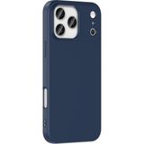 Adige iPhone 17 Pro Max Kılıf Mara Lansman Soft Silikon Içi Kadife Lacivert