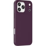 Adige iPhone 17 Pro Max Kılıf Mara Lansman Soft Silikon Içi Kadife Mürdüm