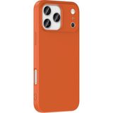 Adige iPhone 17 Pro Max Kılıf Mara Lansman Soft Silikon Içi Kadife Turuncu