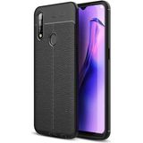 Adige Oppo A31 Kılıf Niss Deri Görünümlü Silikon - Siyah