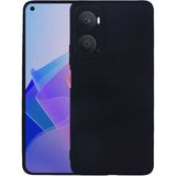 Adige Oppo A96 4g Kılıf Premier Silikon + Ekran Koruyucu - Siyah