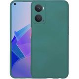 Adige Oppo A96 Kılıf Lansman Içi Kadife Silikon - Yeşil