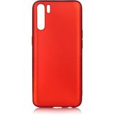 Adige Oppo Reno 3 Kılıf Premier Silikon - Kırmızı