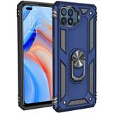 Adige Oppo Reno 4 Lite Lacivert Vega Yüzüklü Standlı Darbe Korumalı Kılıf