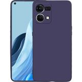 Adige Oppo Reno 7 4g Kılıf Premier Silikon - Lacivert