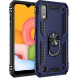 Adige Samsung Galaxy A01 Lacivert Vega Yüzüklü Standlı Darbe Korumalı Kılıf