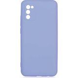 Adige Samsung Galaxy A02S Kılıf Lansman Içi Kadife Silikon - Lila