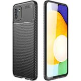 Adige Samsung Galaxy A03 Kılıf Negro Karbon Desen Silikon - Siyah