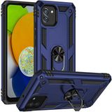 Adige Samsung Galaxy A03 Lacivert Vega Yüzüklü Standlı Darbe Korumalı Kılıf