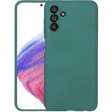 Adige Samsung Galaxy A04S Kılıf Lansman Içi Kadife Silikon - Yeşil