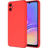 Adige Samsung Galaxy A05 Kılıf Lansman Içi Kadife Silikon - Kırmızı