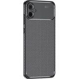 Adige Samsung Galaxy A05 Kılıf Negro Karbon Desen Silikon - Siyah