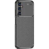 Adige Samsung Galaxy A05S Kılıf Negro Karbon Desen Silikon - Siyah